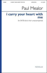 i carry your heart with me SATB choral sheet music cover